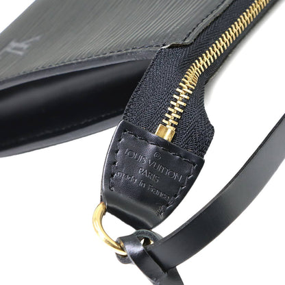 Louis Vuitton Epi Pochette Hand Bag Noir Gold