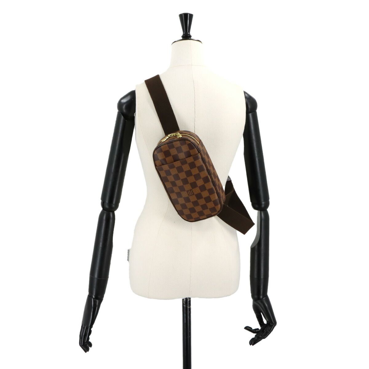 Louis Vuitton Damier Pochette Gange Personal Belt Bag Ebene