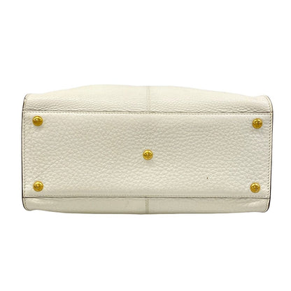 Fendi Handbag Peekaboo X-lite Selleria White Leather