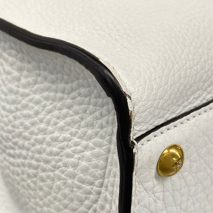 Fendi Handbag Peekaboo X-lite Selleria White Leather
