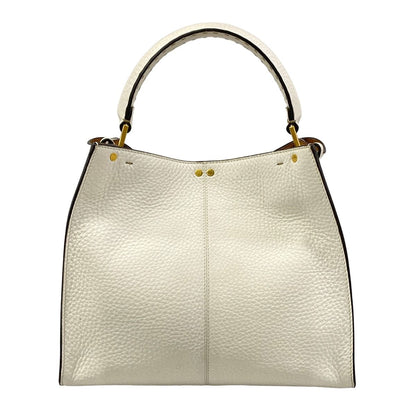 Fendi Handbag Peekaboo X-lite Selleria White Leather