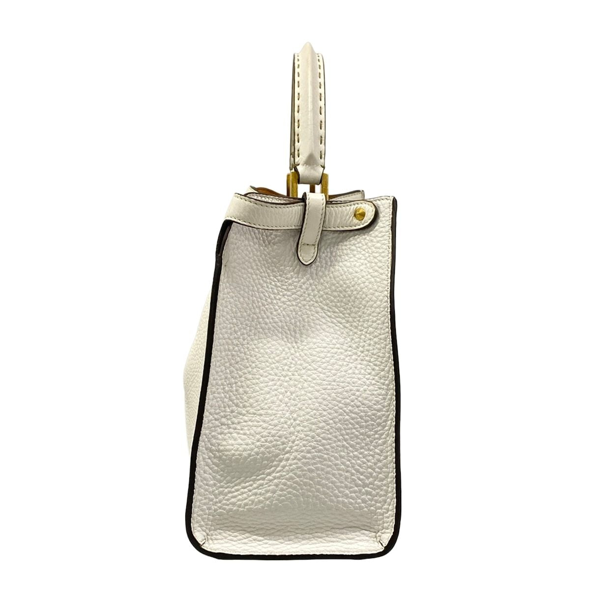 Fendi Handbag Peekaboo X-lite Selleria White Leather