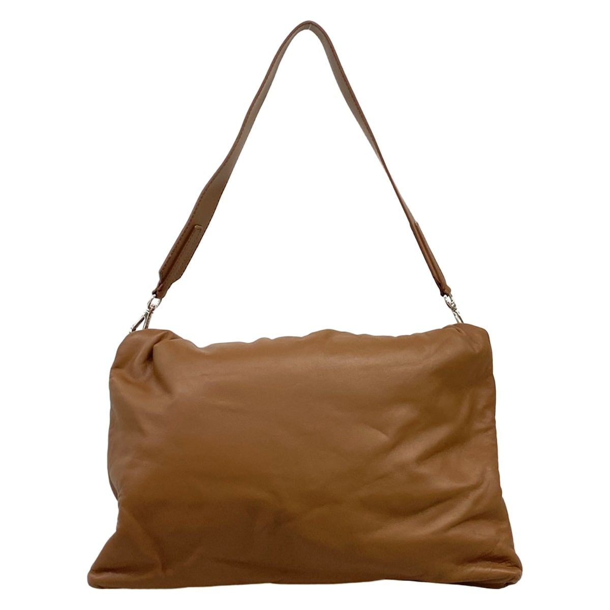 Max Maraweekend Shoulder Bag Pastichino Dark Brown Clasp Leather