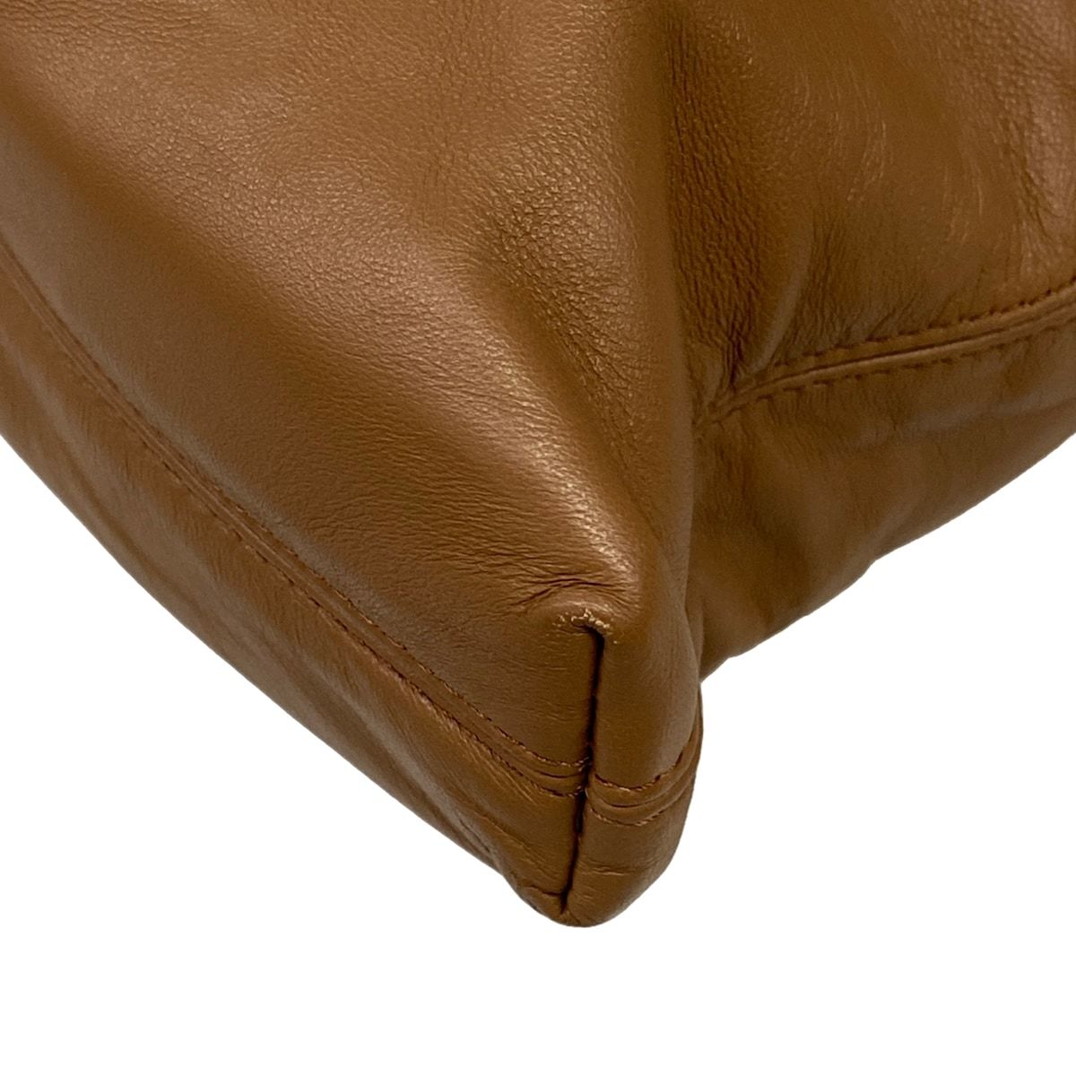 Max Maraweekend Shoulder Bag Pastichino Dark Brown Clasp Leather