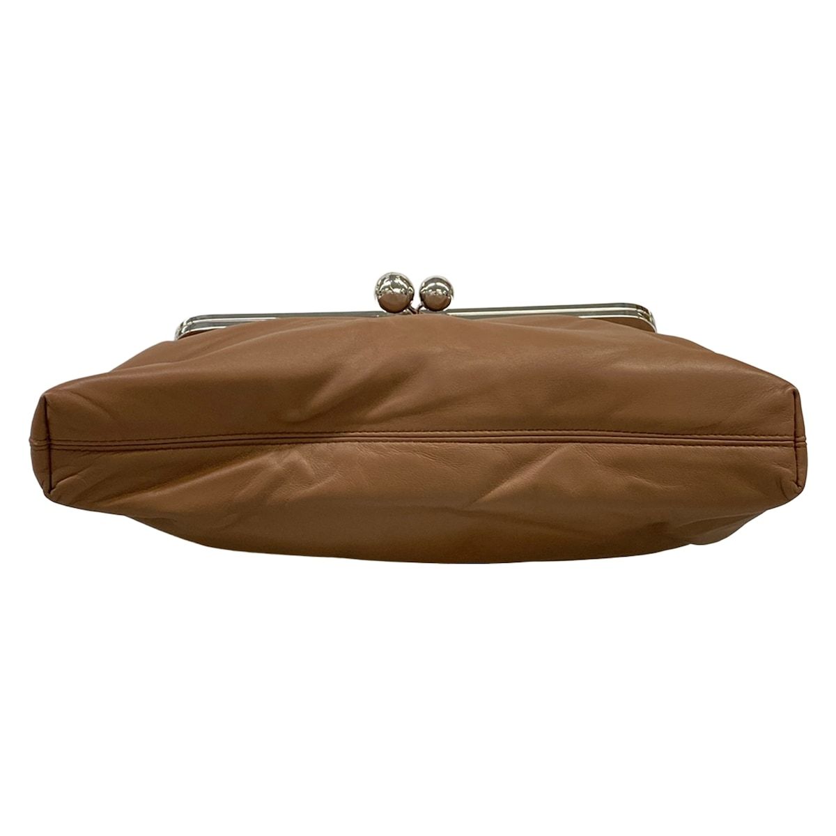 Max Maraweekend Shoulder Bag Pastichino Dark Brown Clasp Leather