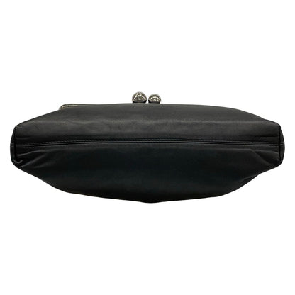 Max Maraweekend Shoulder Bag Pasticino Black Clasp Leather