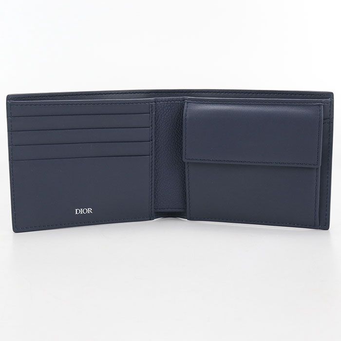 Dior Bifold Wallet Gravity Out Line Leather — view 3