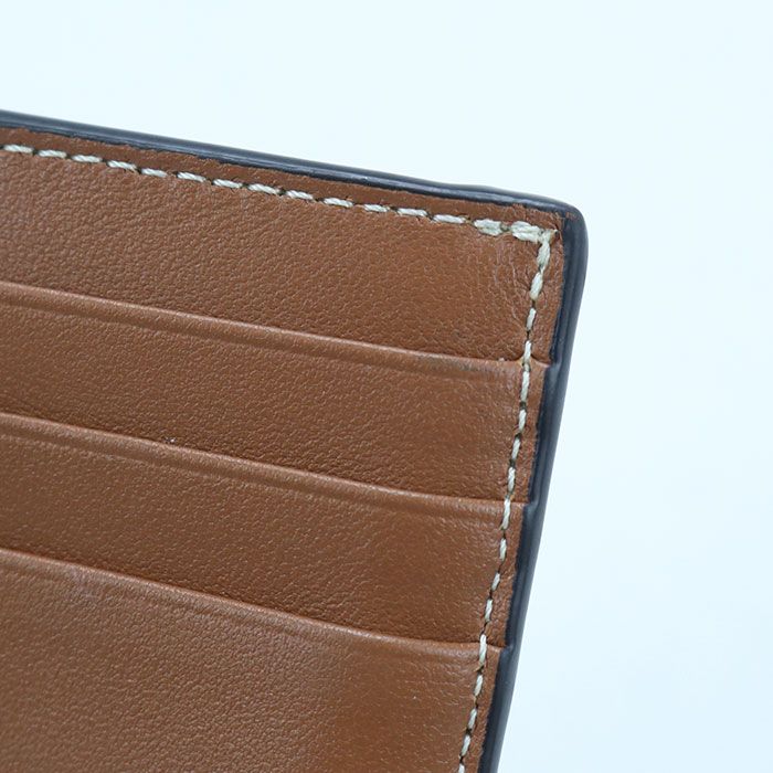Celine Zipped Card Holder Cuill Triomphe Coin Case Calfskin — view 7