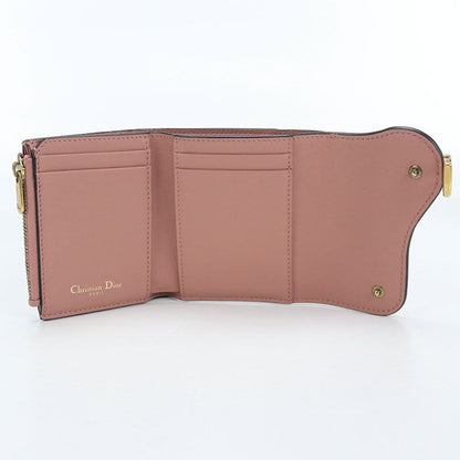 Dior Lotus Wallet Saddle Trifold Calfskin — view 3