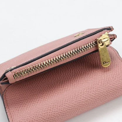 Dior Lotus Wallet Saddle Trifold Calfskin — view 8