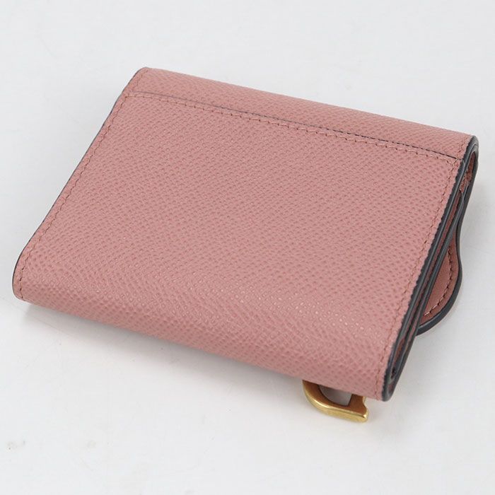 Dior Lotus Wallet Saddle Trifold Calfskin — view 2
