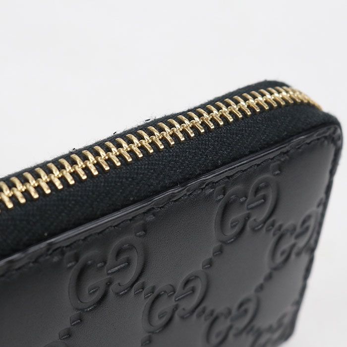 Gucci Zip Coin Case Guccissima Purse Leather — view 5
