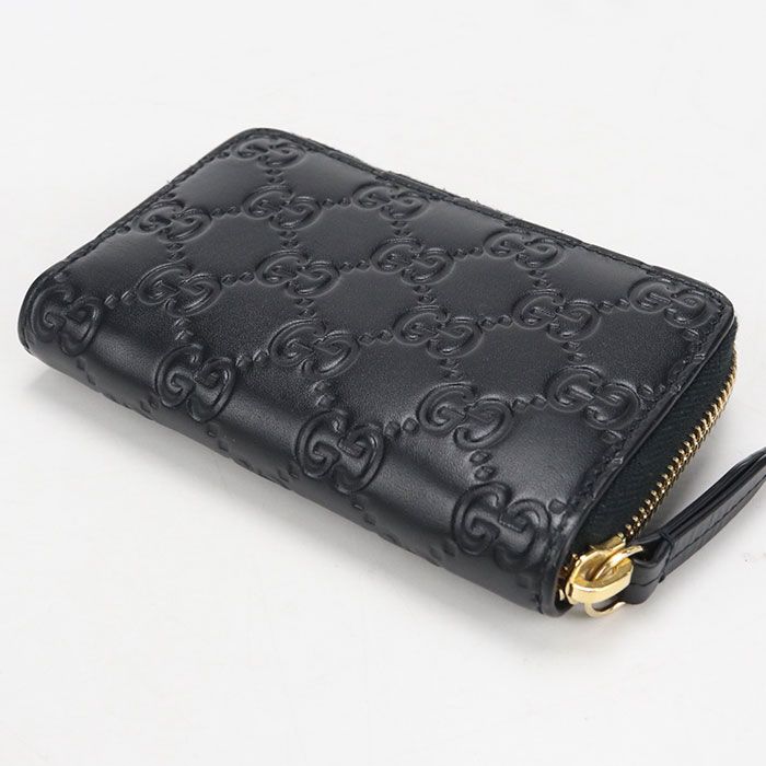 Gucci Zip Coin Case Guccissima Purse Leather — view 2