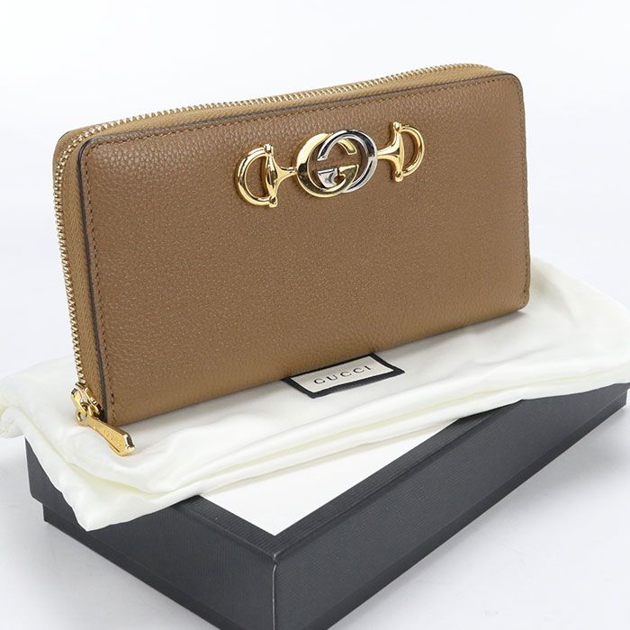 Gucci Zip Around Wallet Zumi Leather