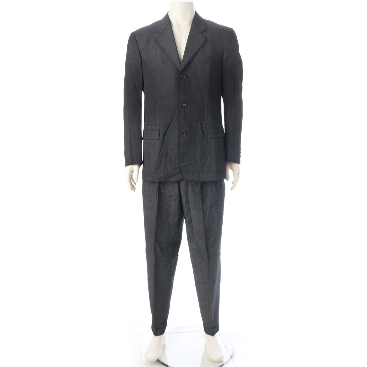Hermes Comme Des Garcons Homme Plus Wool Venille Kitsch Era Transfer Print Set