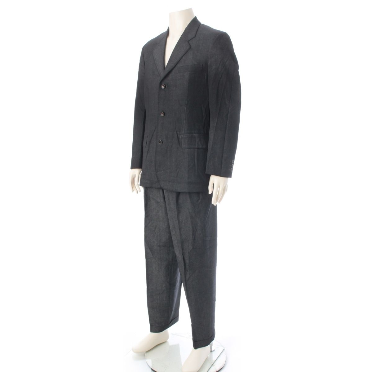 Hermes Comme Des Garcons Homme Plus Wool Venille Kitsch Era Transfer Print Set