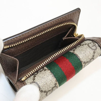 Gucci Ophidia Trifold Wallet GG Supreme — view 6