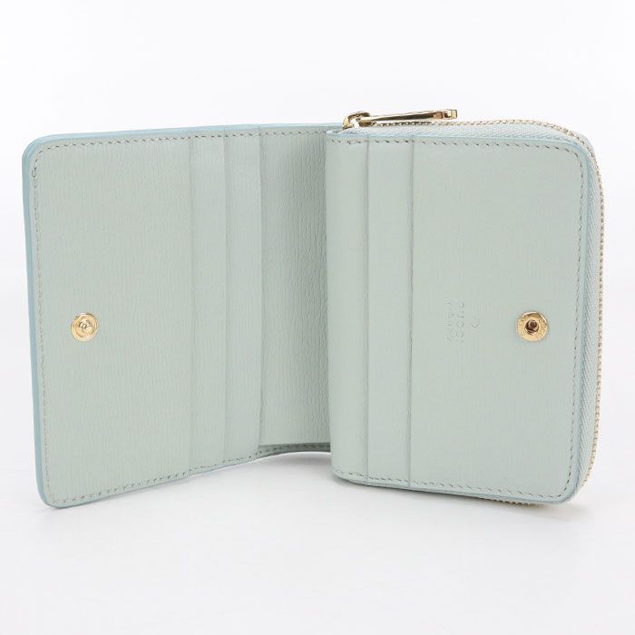Gucci Mini Wallet Script Bifold Leather — view 3