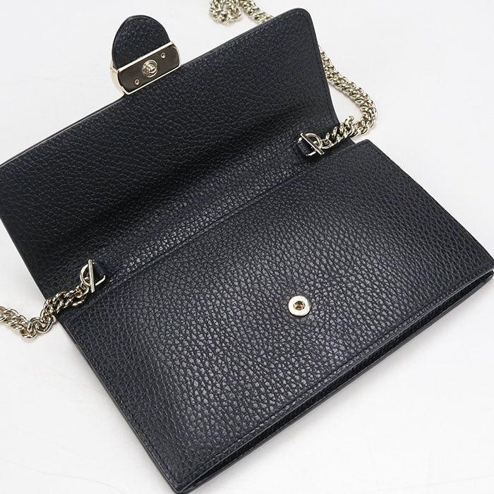 Gucci Interlocking Chain Wallet Leather — view 6