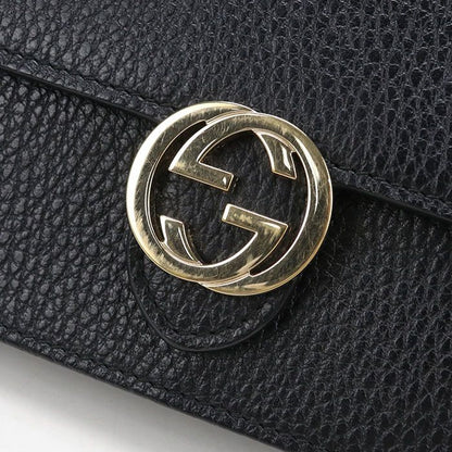 Gucci Interlocking Chain Wallet Leather — view 4