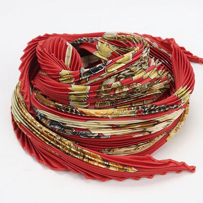 Hermes Pleats Carre Scarf Silk — view 4