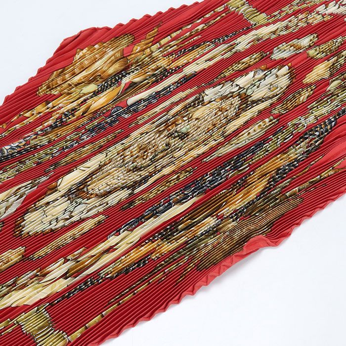 Hermes Pleats Carre Scarf Silk — view 3