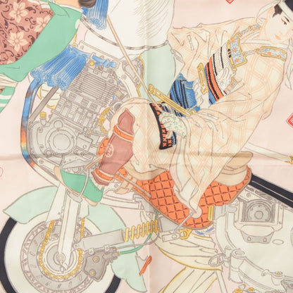 Hermes Silk Carre 90 les Artisans D'hermes Scarf Multicolor