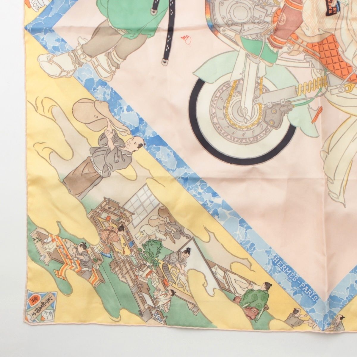 Hermes Silk Carre 90 les Artisans D'hermes Scarf Multicolor