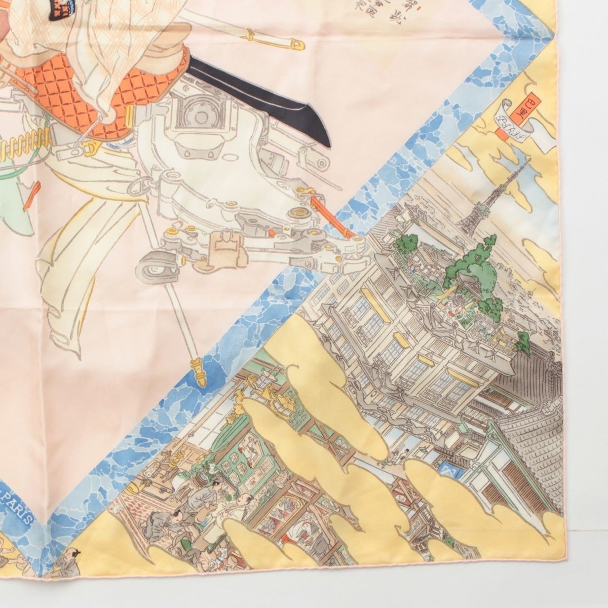 Hermes Silk Carre 90 les Artisans D'hermes Scarf Multicolor