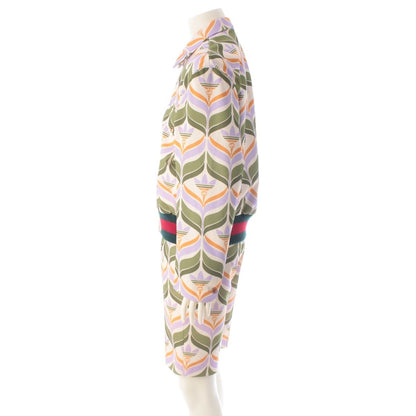 Gucci Adidas Trefoil Print Jacket Shorts Set Multicolor