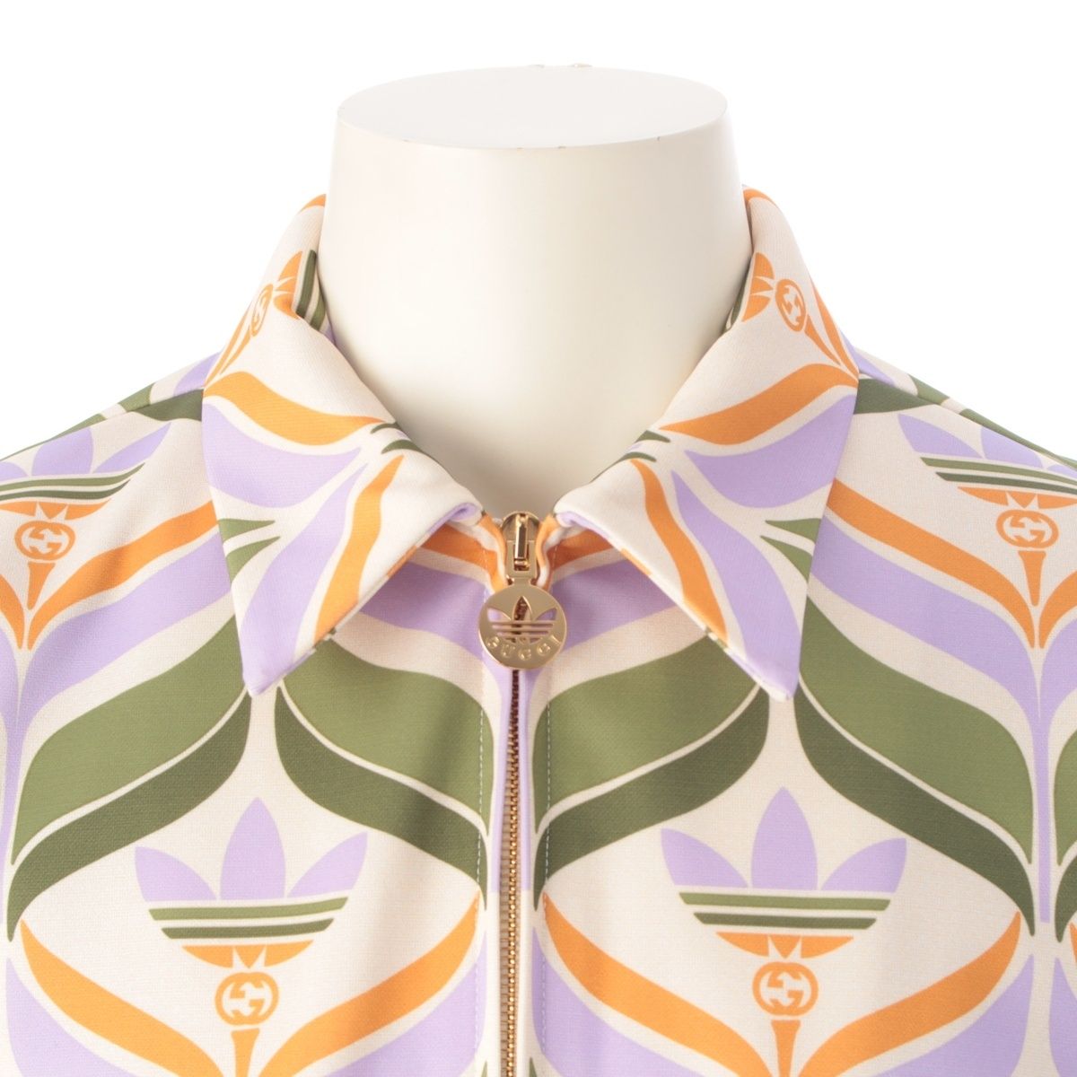 Gucci Adidas Trefoil Print Jacket Shorts Set Multicolor