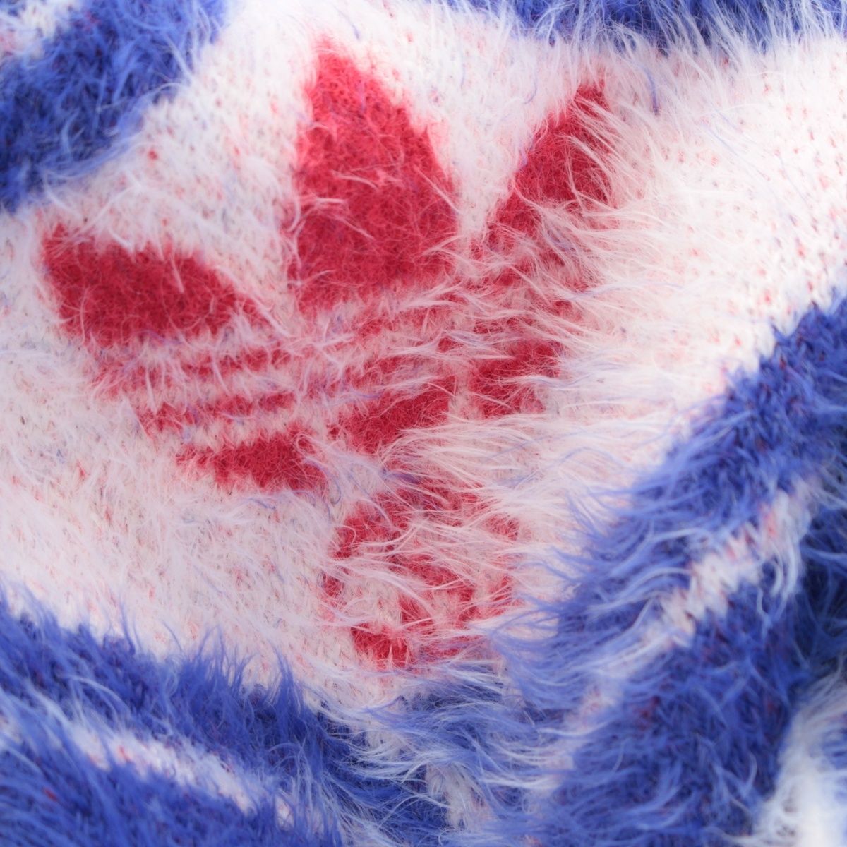 Gucci Adidas GG Trefoil with Fur Belt Blue