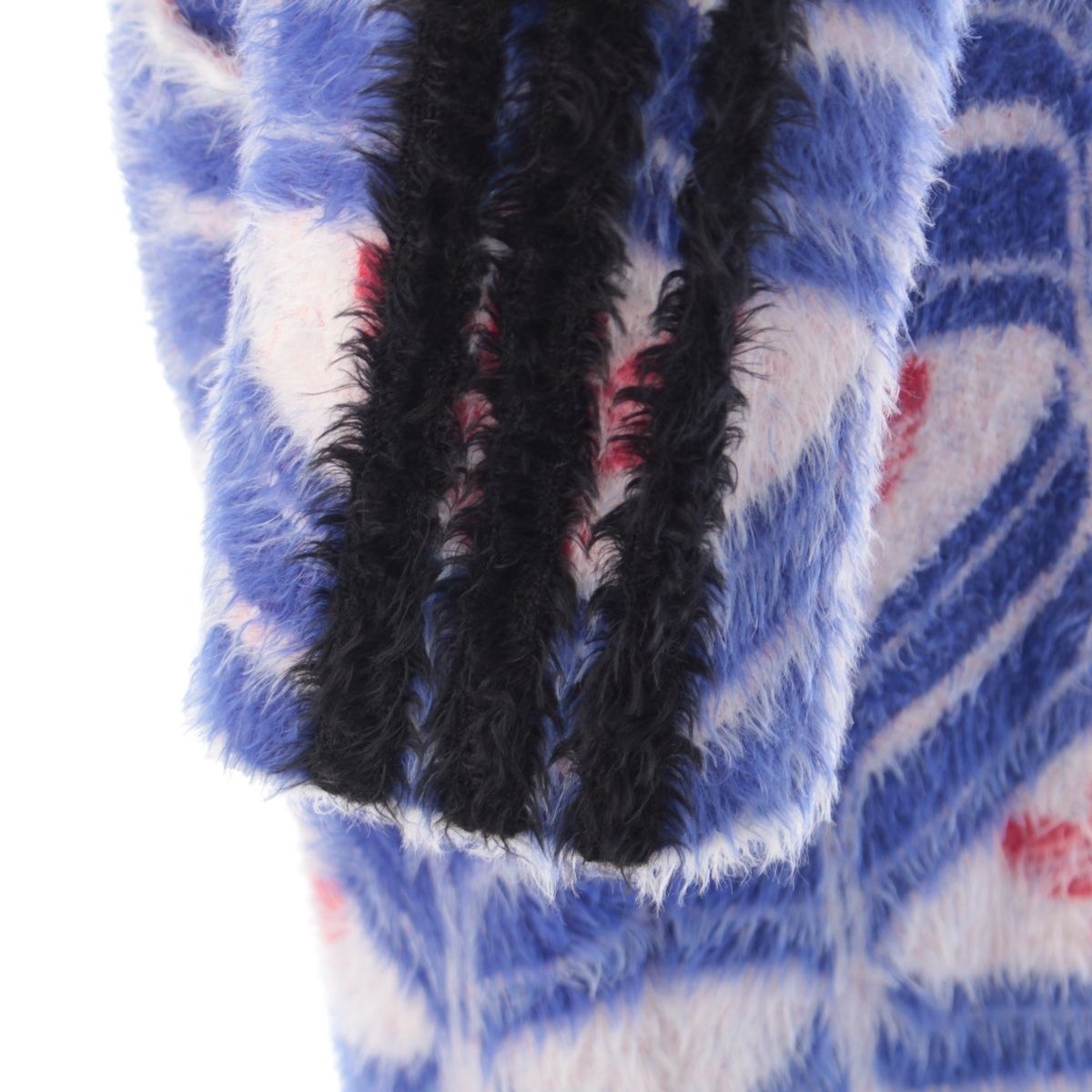 Gucci Adidas GG Trefoil with Fur Belt Blue