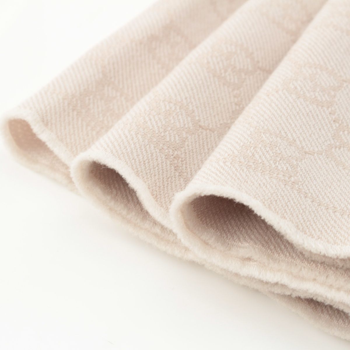 Gucci Wool GG Scarf Fringe Large Shawl Beige
