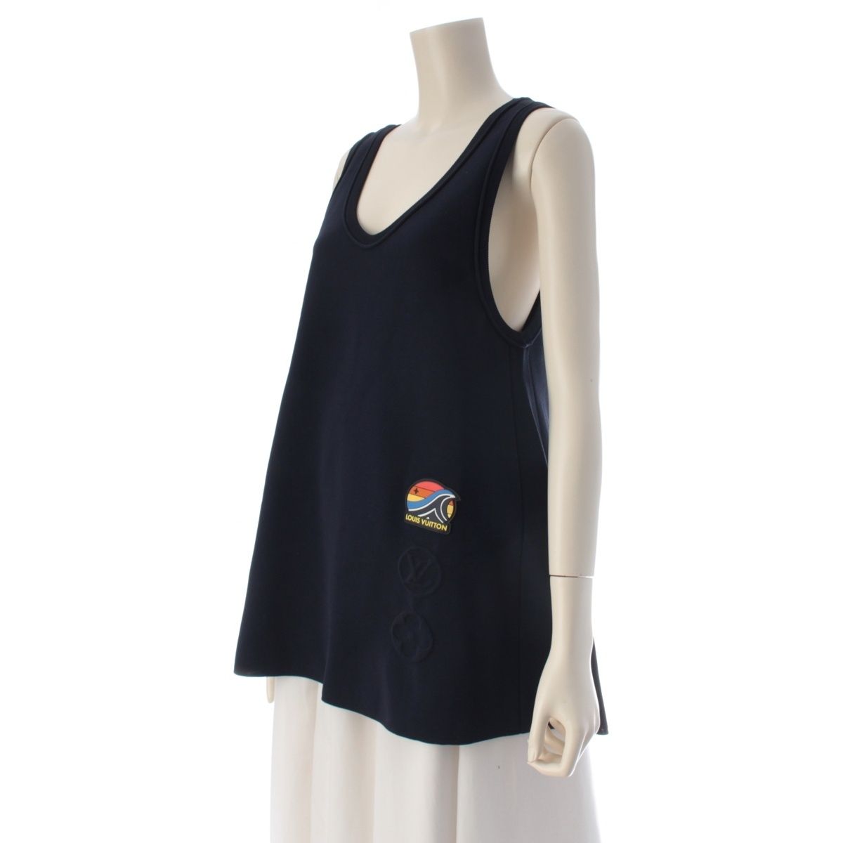 Louis Vuitton LV Wave Wing Tank Top Navy