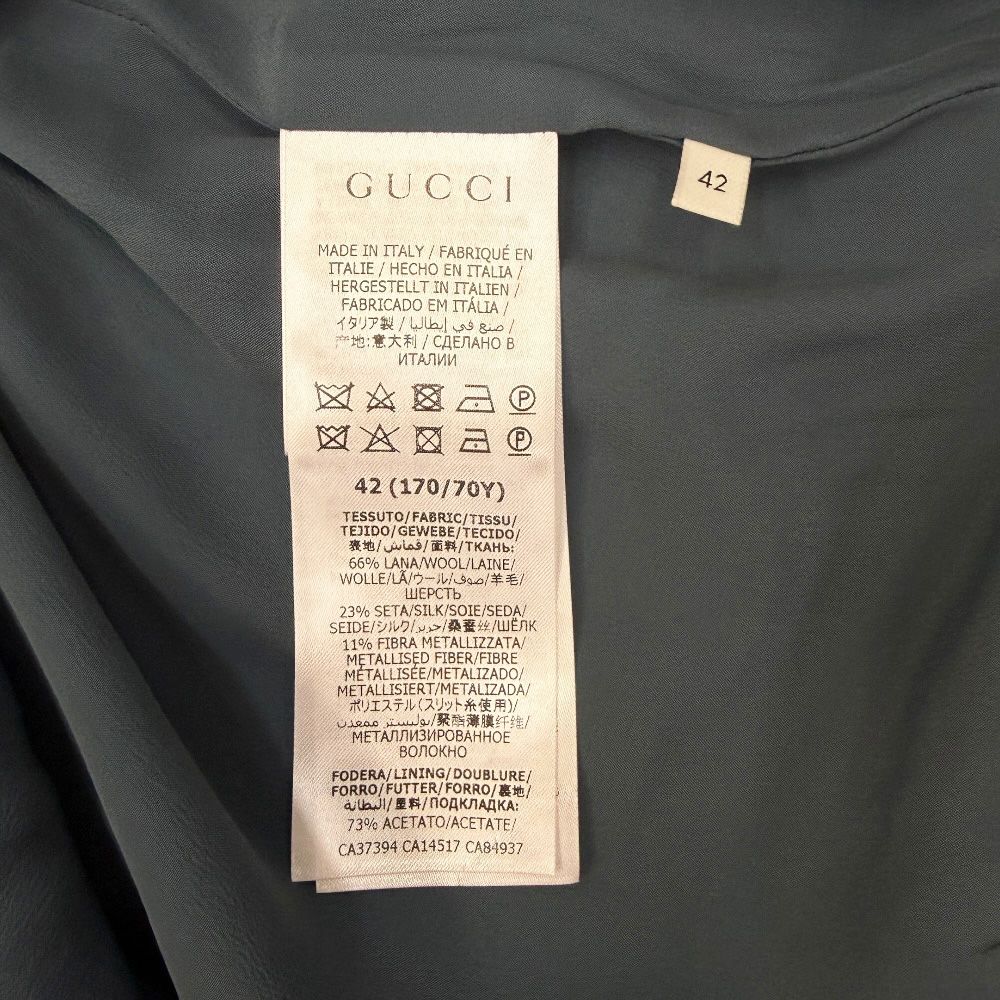 Gucci Pants Wool Blue