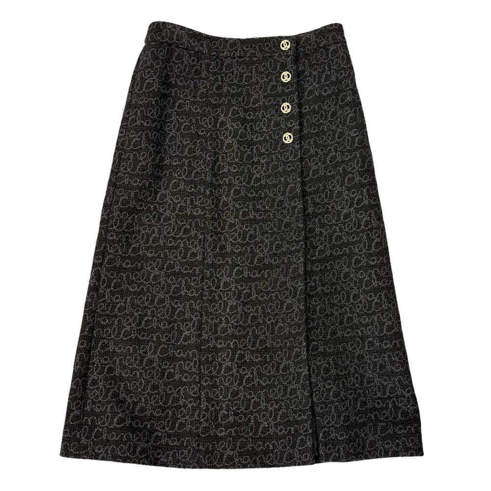 Chanel Long Skirt Wool