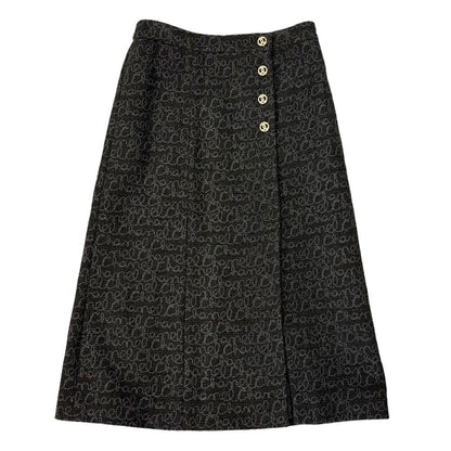 Chanel Long Skirt Wool