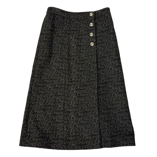 Chanel Long Skirt Wool