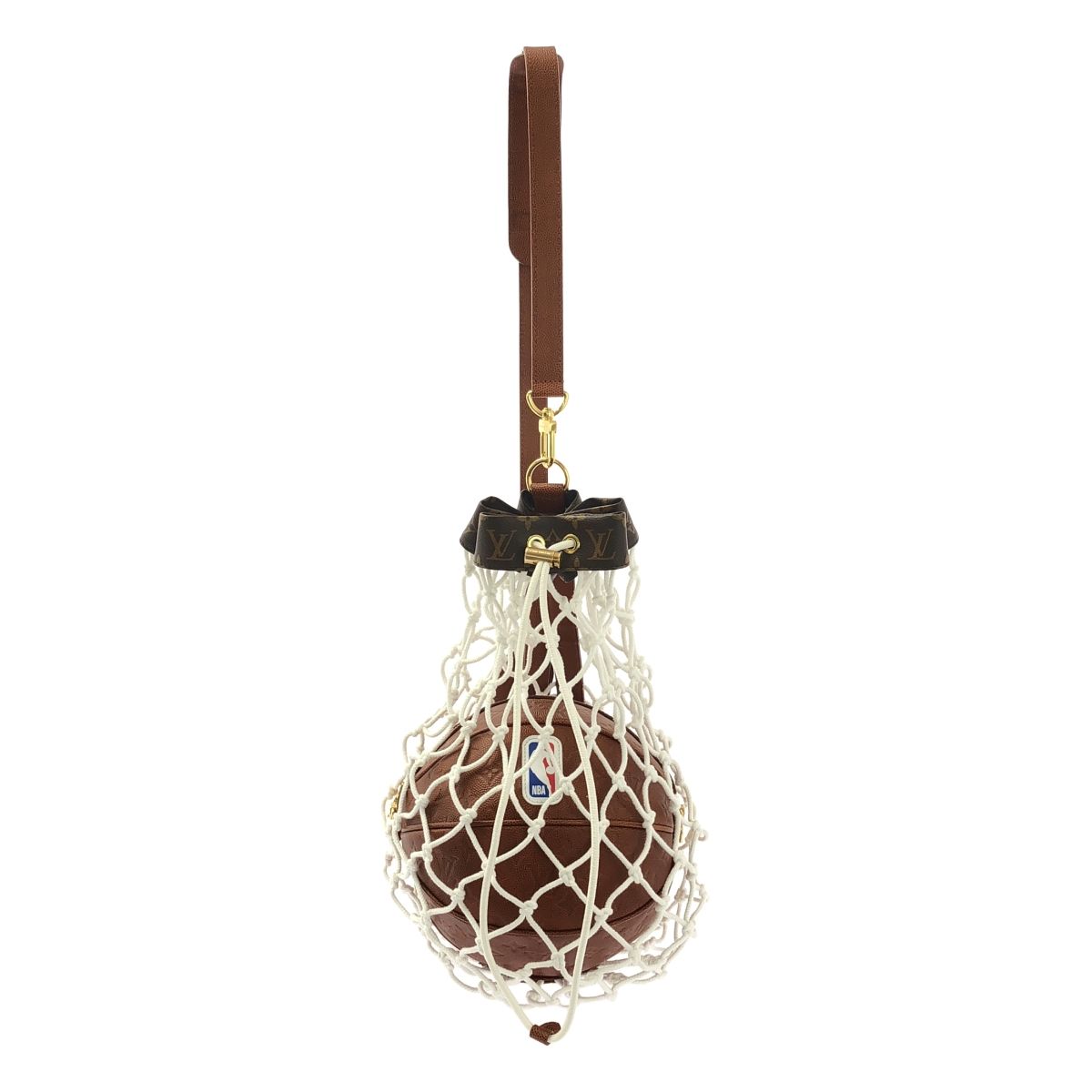 Louis Vuitton Nba Monogram Ball in Basket Shoulder Bag Brown
