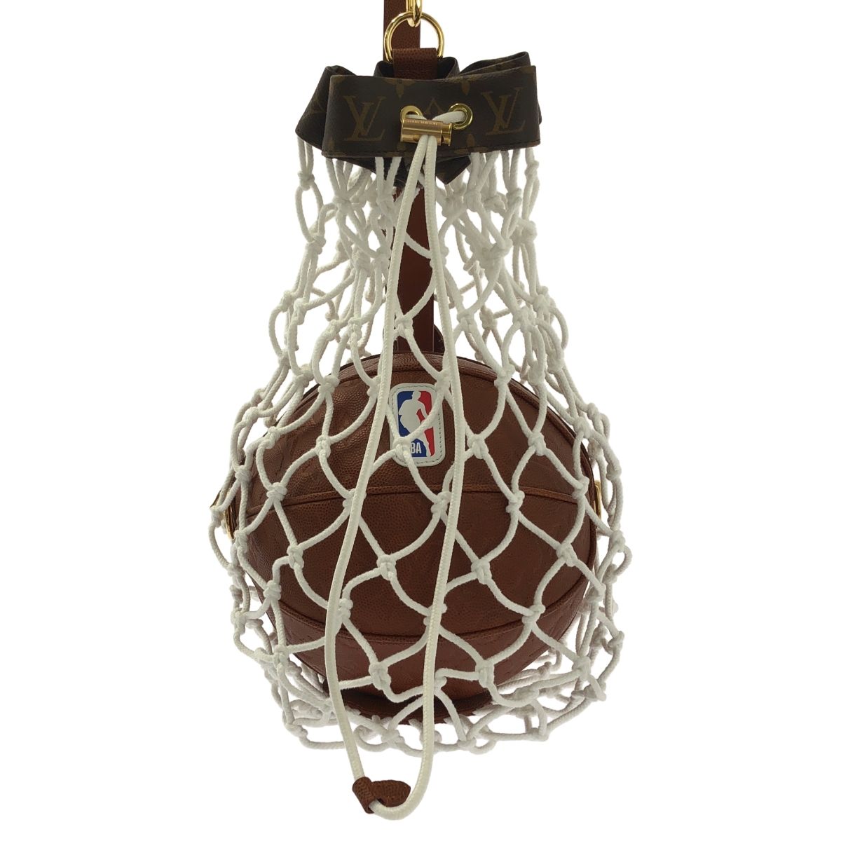 Louis Vuitton Nba Monogram Ball in Basket Shoulder Bag Brown