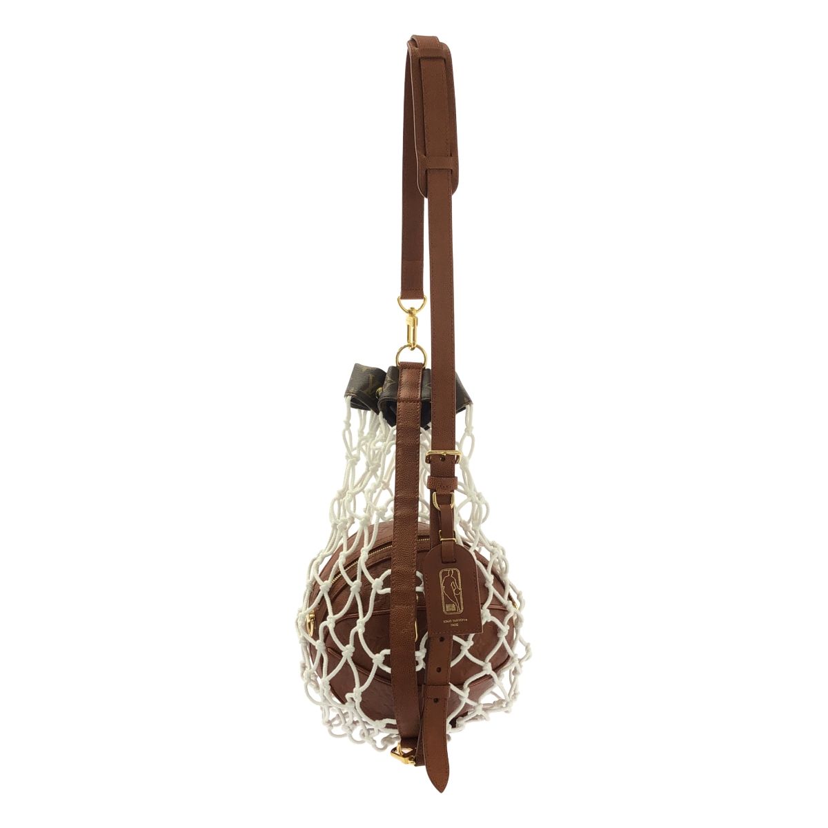 Louis Vuitton Nba Monogram Ball in Basket Shoulder Bag Brown