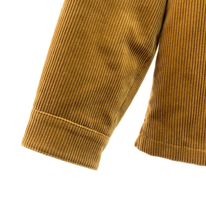Prada Triangle Plate Corduroy Jacket XS Brown