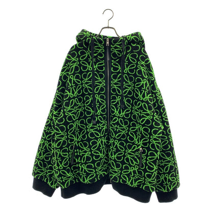 Loewe Anagram Fleece Jacket L Black Green