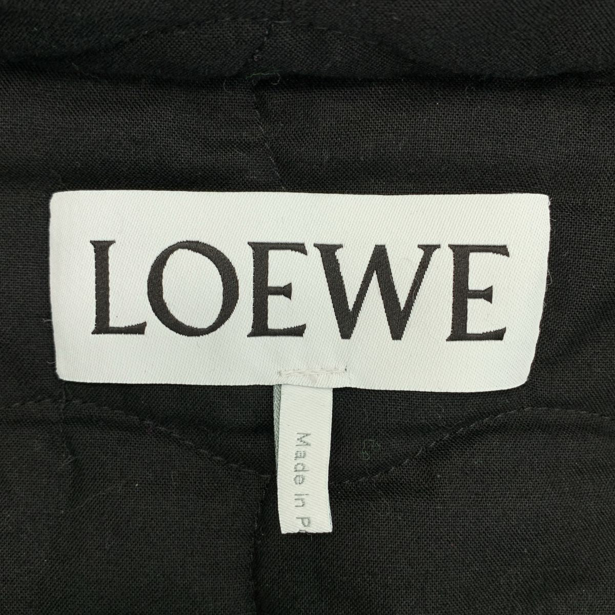 Loewe Anagram Fleece Jacket L Black Green