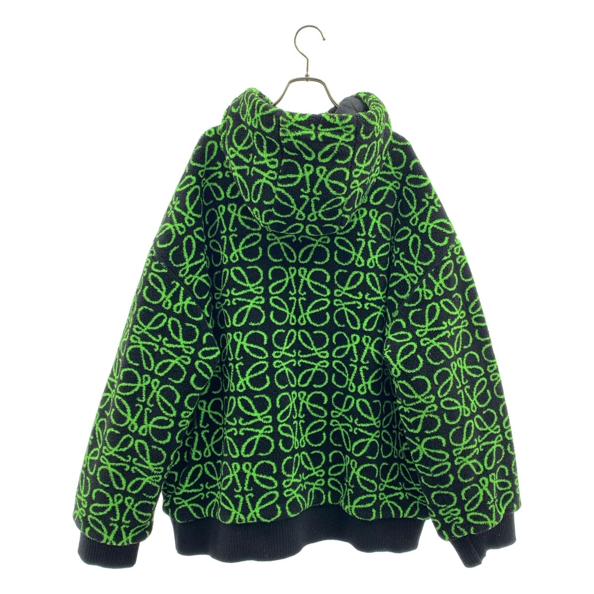 Loewe Anagram Fleece Jacket L Black Green