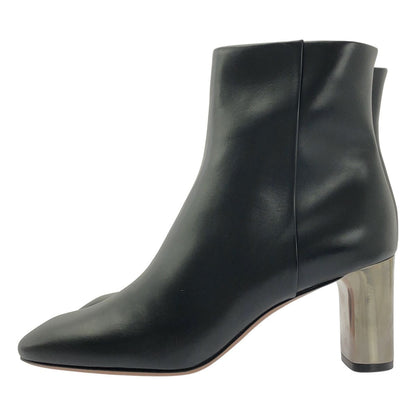 Celine Banban Metal Heels Boots 36 Black Silver