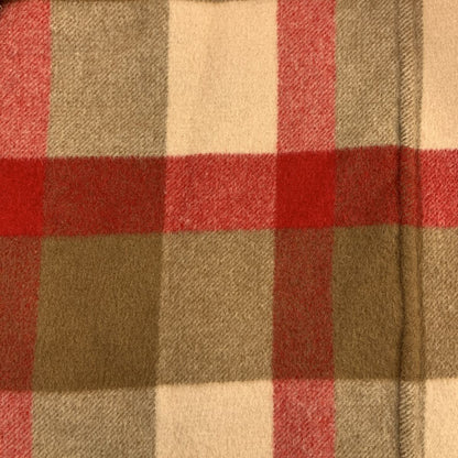 Max Mara Weekend Double Face Check Lining Wool Duffle Coat 38 Camel