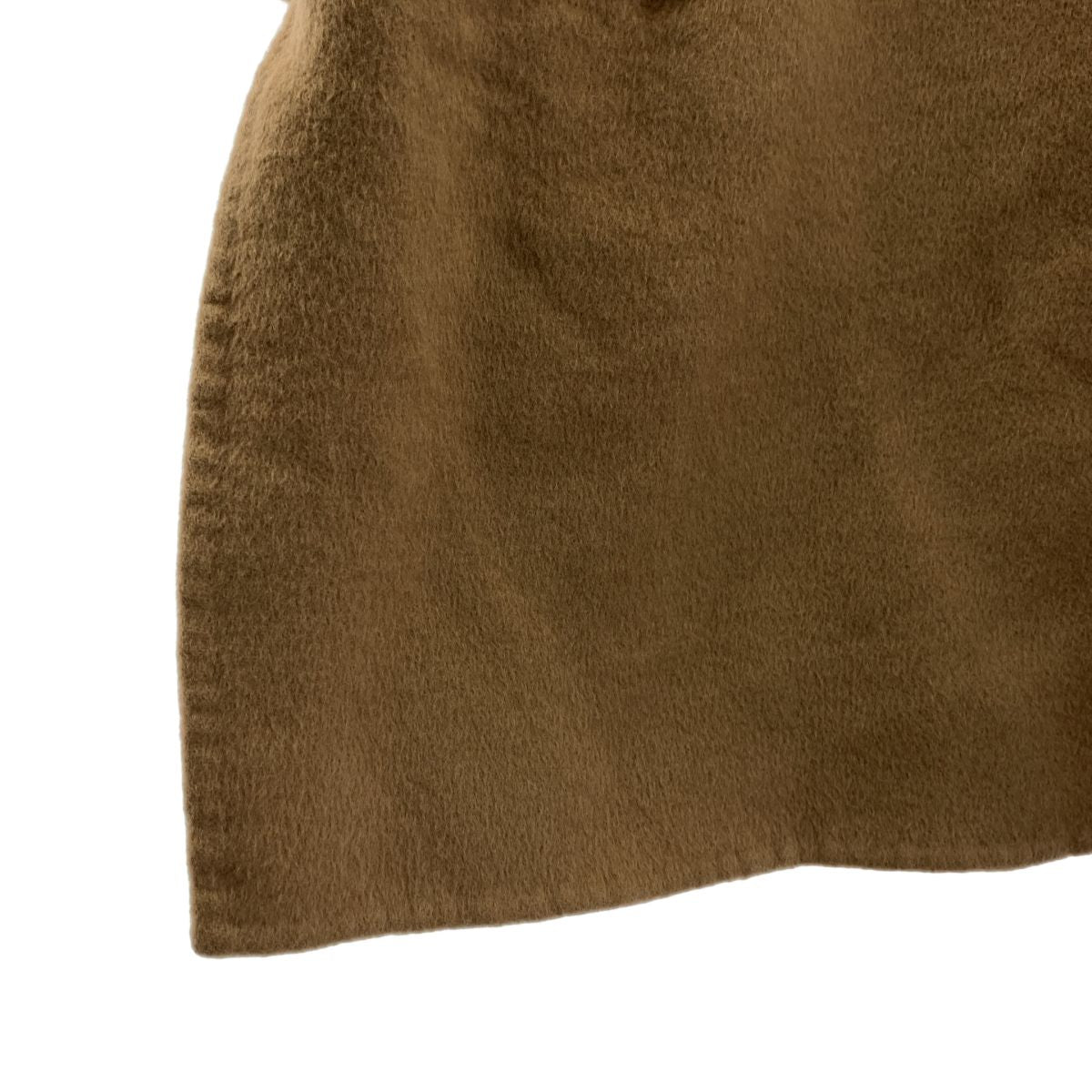 Max Mara Weekend Double Face Check Lining Wool Duffle Coat 38 Camel
