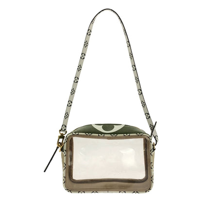 Louis Vuitton Monogram Giant Beach Pouch Shoulder Bag Khaki Beige